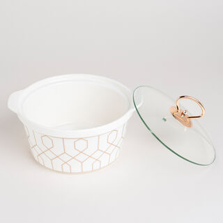 5 Pcs Round Food Warmer With Stand