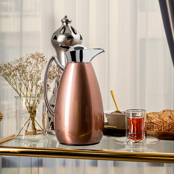 Dallety Steel Flask Rose Gold/Chrome 1 Liter image number 0
