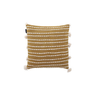 Cottage Jute Cotton Cushion 50 * 50 cm Mustard