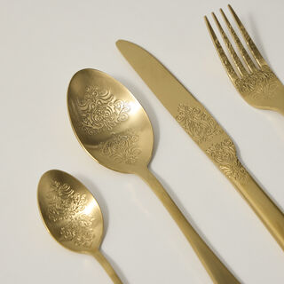 16 Pcs Cutlery Set Royal Gold