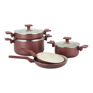 17 Pcs Aluminum Cookware Set