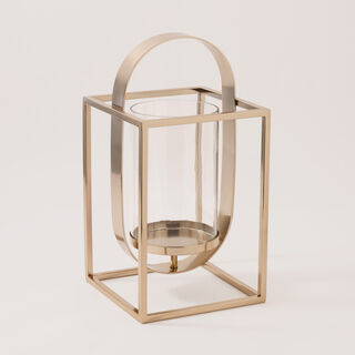 Homez candle holder, chrome 20*20*38cm