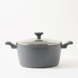 Alberto aluminum cookware set 11pcs, grey