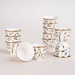 Arabic Coffee Cup Set 12 Pieces  image number 0