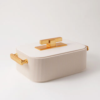 La Mesa stainless steel food warmer 4.0L, gold