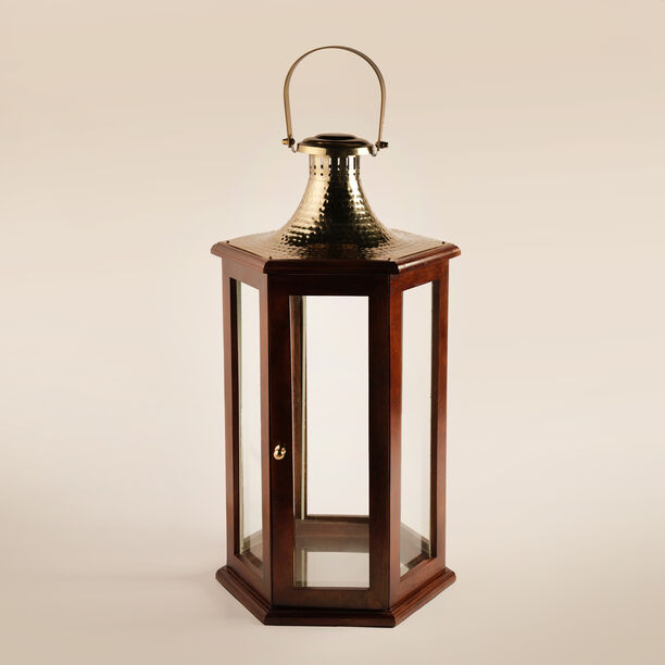 Lucerna Ramadan wooden lanterns, 28*13*15cm image number 0