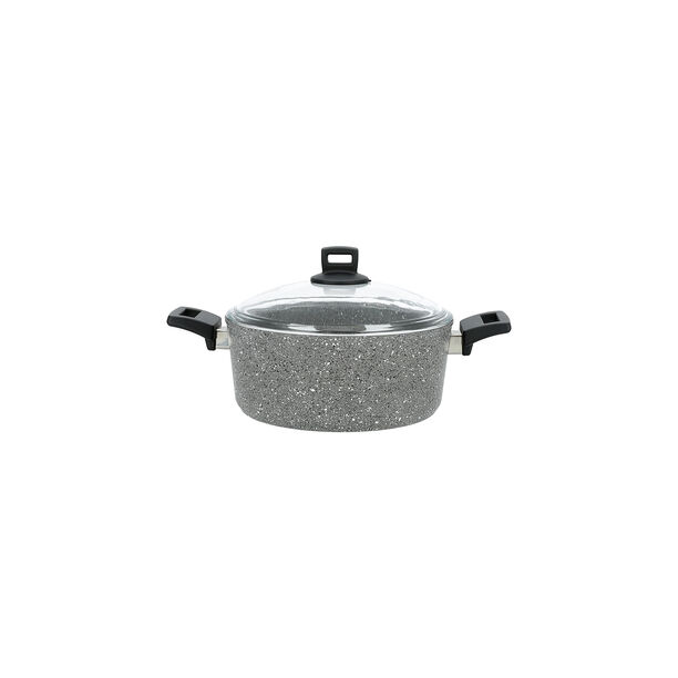 Alberto 9 piece grey granite cookware set image number 4