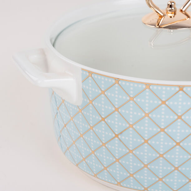 16 pieces Soup Set Serve 6 Persons Green&Gold image number 6