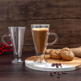 Mug Set 2 Pieces Double Wall Plain 230Ml