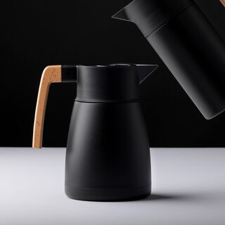 Coffee Jug Stainless Steel Black