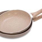 طقم قلايات قطعتين بسطح غير لاصق من البرتو image number 2