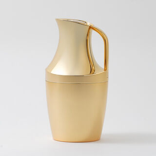 دلتي دلة حافظة للحرارة ستانلس ستيل 1لتر باللون الذهبي