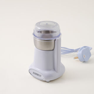 هومز مطحنة قهوة وبهارات معدن 200 واط باللون الأبيض