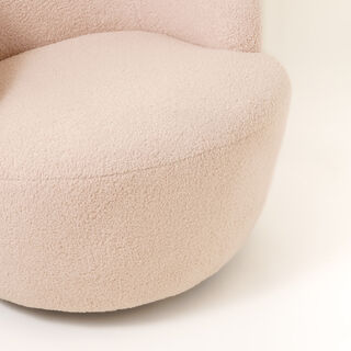 كوتاج كرسي جانبي أبيض 66*77*69 سم