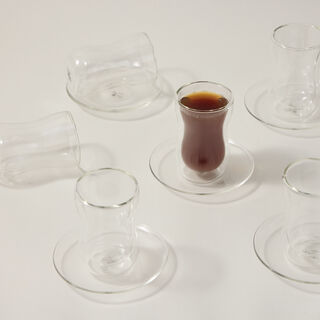 Arabic Tea Cup Double Wall Set 12 Pieces