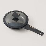 Alberto aluminum frying pan with lid 1.5l, black image number 0