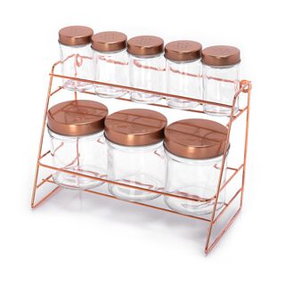 طقم علب تخزين البهارات من البرتو من 8 قطع