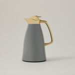 Dallaty vacuum flask chrome and grey 1L image number 0
