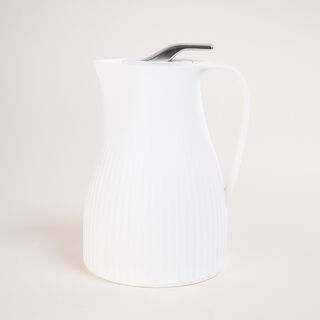 Dallety Plastic Vacuum Flask Bear White 1L