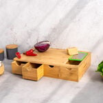 Alberto bamboo cutting board 44.2*30*9.3 cm image number 0