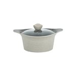 Alberto 8 piece beige granite cookware set image number 5