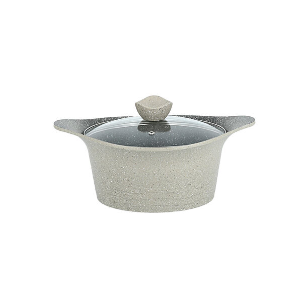 Alberto 8 piece beige granite cookware set image number 5
