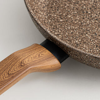 Alberto aluminium 7pcs cookware set, brownstone