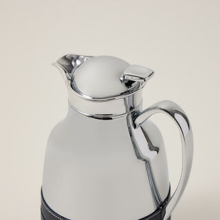 Dallaty steel vacuum flask leather beige 1L