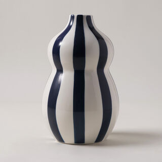 Homez Ceramic Blue And White Vase 15*15*24Cm
