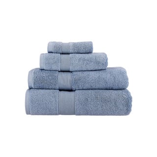 Boutique Blanche blue cotton ultra soft hand towel 100*50 cm
