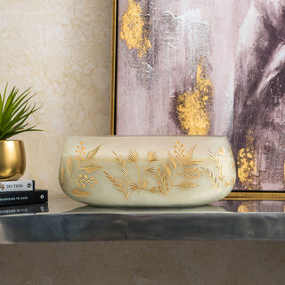 Glass Jar Candle With Fragrance Songs Of Musk And Oud Fragrance 13.3*12.7