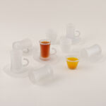 Dallaty tea set 18pcs frosted with line pattern image number 0