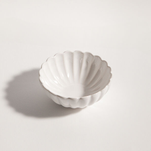 la mesa glaze cream white porcelain 16 Pcs dinner set image number 5