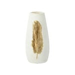 Ceramic Vase Feather Gold  image number 0