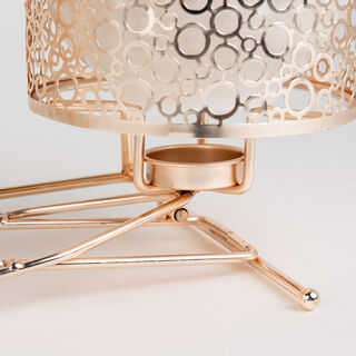 قطعتين طبق تقديم دائري مع سخّان 12 سم