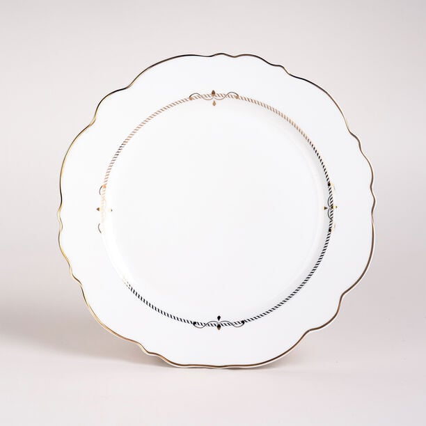 La Mesa white porcelain 18 pc dinner set image number 4