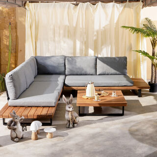 3 Pcs Corner Sofa Set Baston 