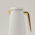 Dallaty set of 2 steel vacuum flask white/gold 1.0L and 1..3L image number 3