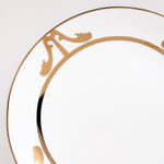 طقم سفرة بورسلان 16 قطعة لون ذهبي من لاميسا image number 3