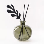 معطر زجاجي بعطر العود 500 مل كاكي image number 1