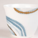 La Mesa white porcelain and glass tea and coffee cups set 18 pcs image number 4