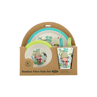 5 Piece Alberto Bamboo Fibre Jungle Boy