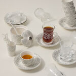 Zukhroof 28 Pieces Porcelain Tea And Coffee Set Danteel Gray  image number 5