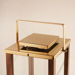 Lucerna Ramadan Small Lanterns Stainless Steel, Gold 20*10*10Cm image number 1