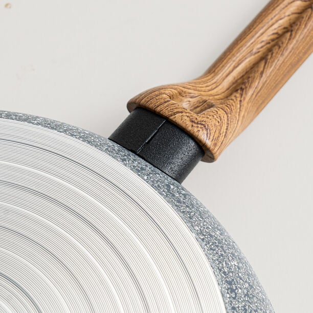 Alberto aluminium 9pcs cookware set, grainstone grey image number 1