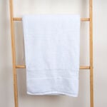 Boutique Blanche white ultra soft cotton bathroom towl 70*140 cm image number 4