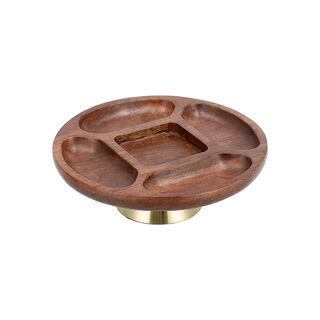 Dallaty Ghana Nut Section Platter 27.5 *8 cm