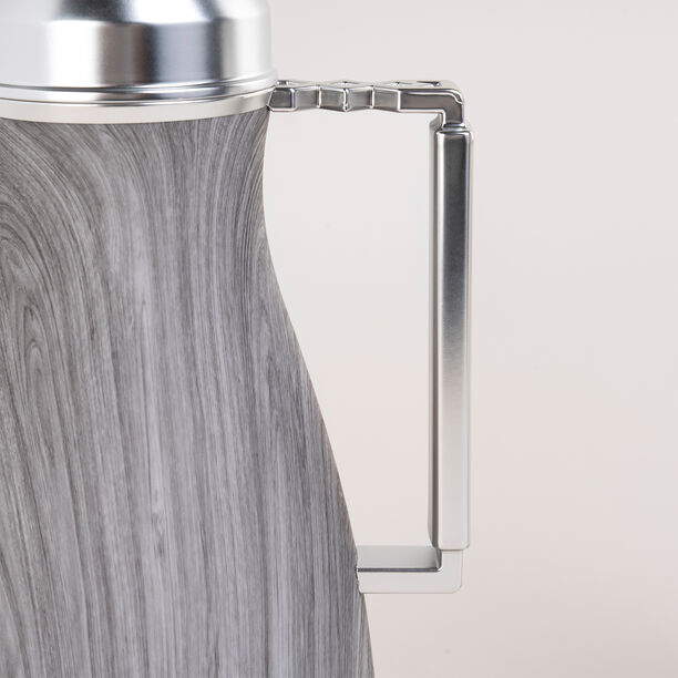 طقم دلات بلاستك لون رمادي تصميم كوفه سعة 1 لتر من دلتي  image number 5