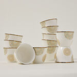 طقم قهوة عربي 12 قطعة لون ذهبي من لاميسا image number 3