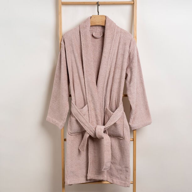 Ultra soft bathrobe, blush size S/M image number 1